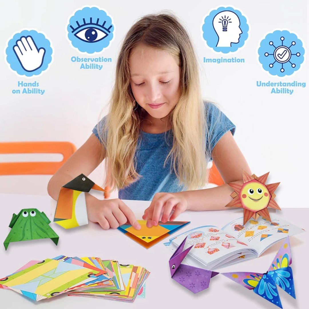 New Origami Kit 30 Sheets Orig - Art Craft 5 Year Old ulasan dan harga