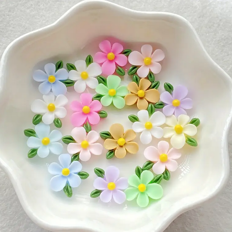 60pcs Mixed Resin Mini Colorfu - Art Craft Rose ulasan dan harga