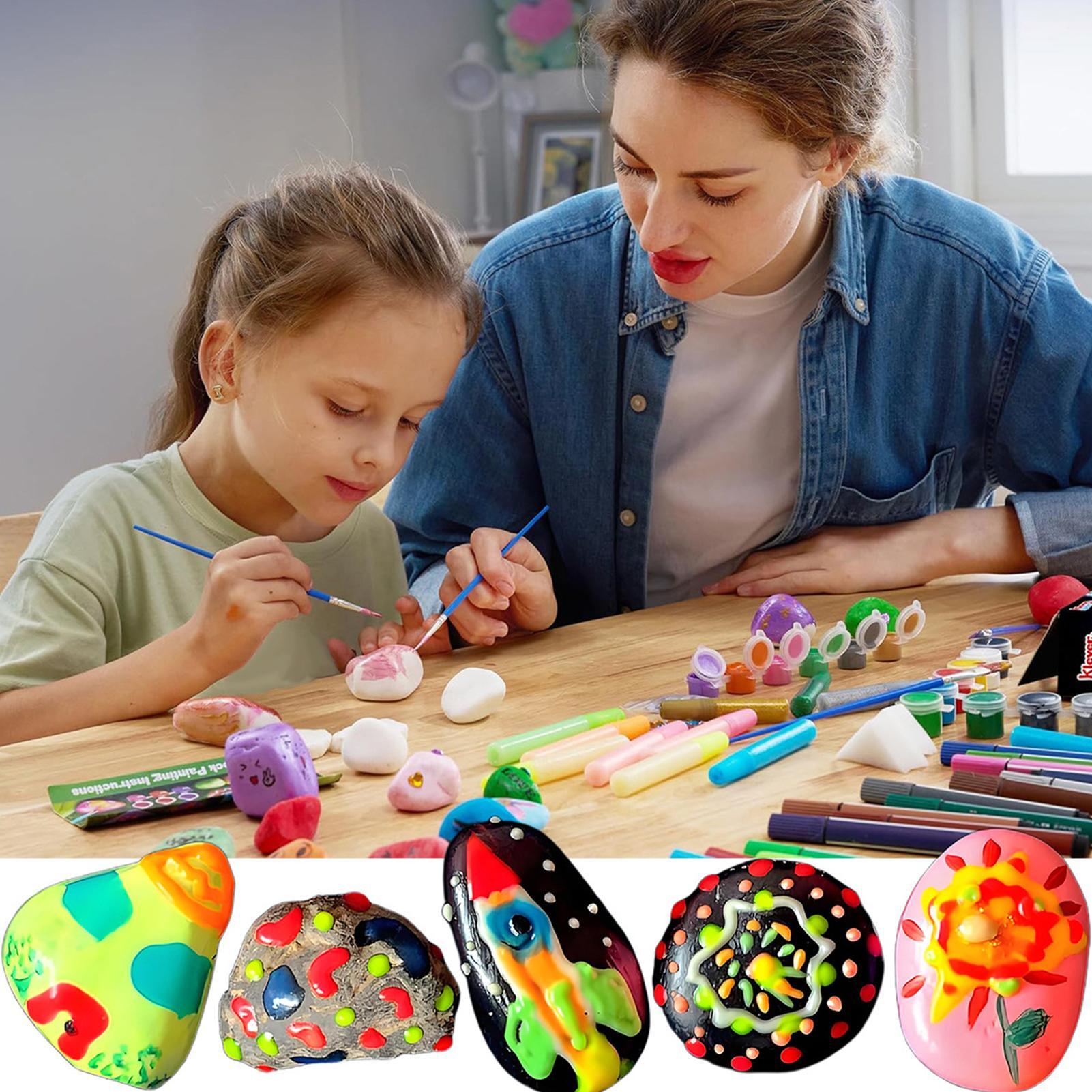 Glow In The Dark Rock Painting - Art Craft For Preschool ulasan dan harga