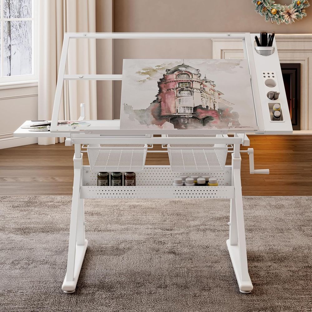 Adjustable Art Desk with Tempe - Art & Craft Valley ulasan dan harga