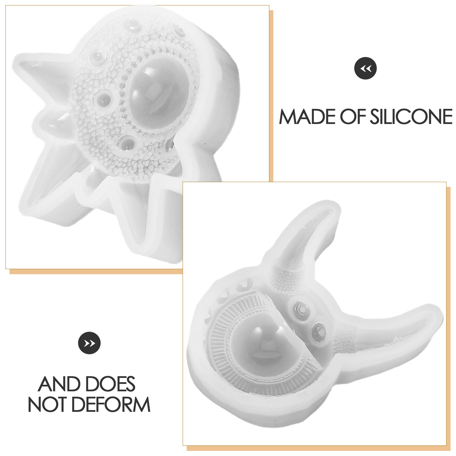 3Pcs Devil's Eye Silicone Resi - Art Craft Eyes ulasan dan harga