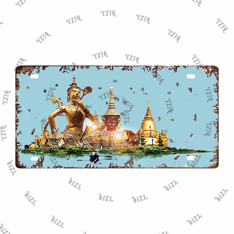 6x12imch Vintage Thailand Trav - Art Craft Shop ulasan dan harga
