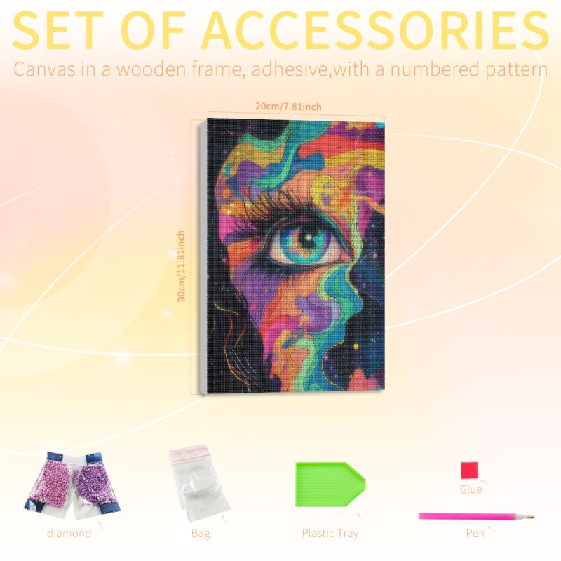 PhotoCustom Framed Colorful Bi - Art Craft Ideas For Adults ulasan dan harga