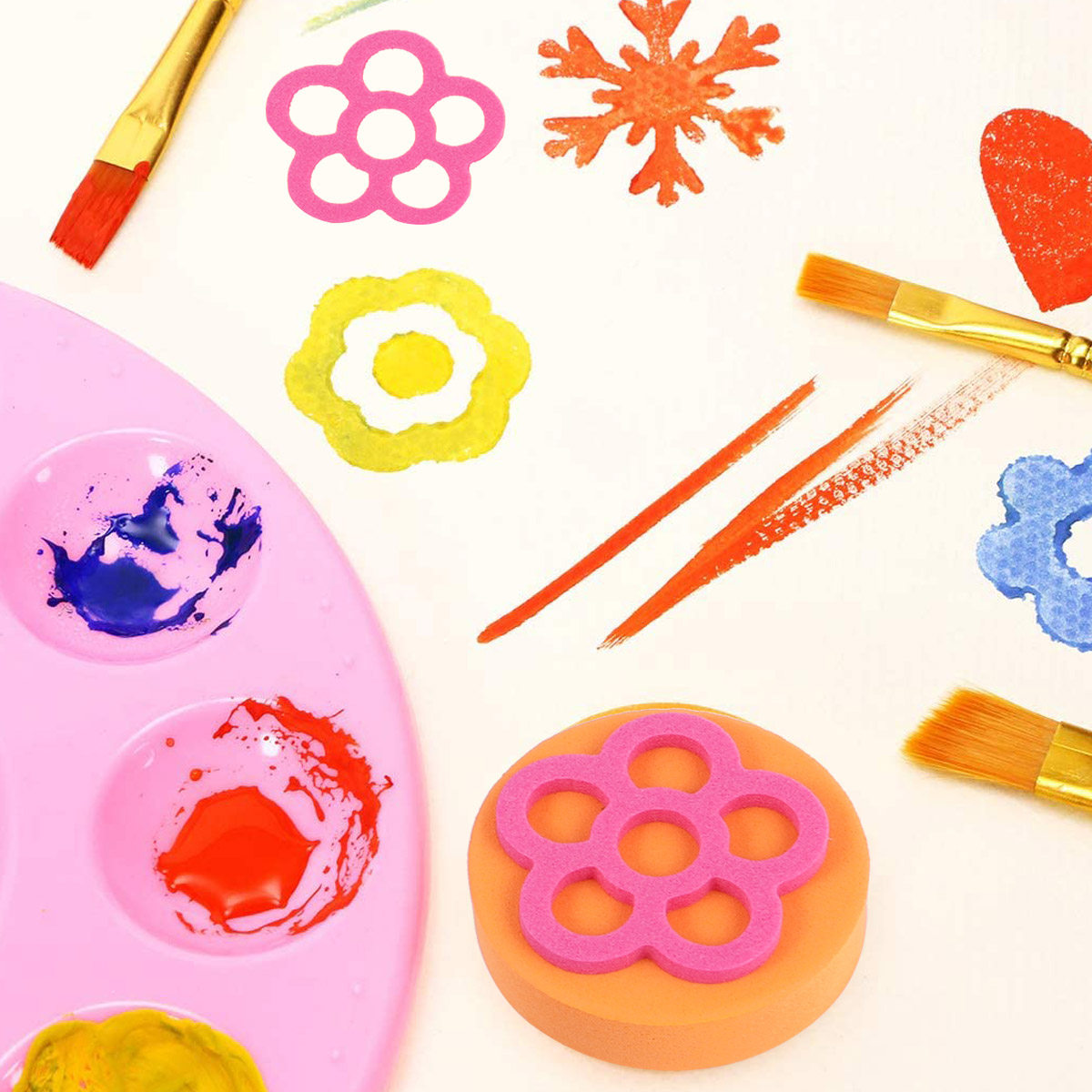 12Pcs Creative Painting Stampe - Art Craft For Preschool ulasan dan harga
