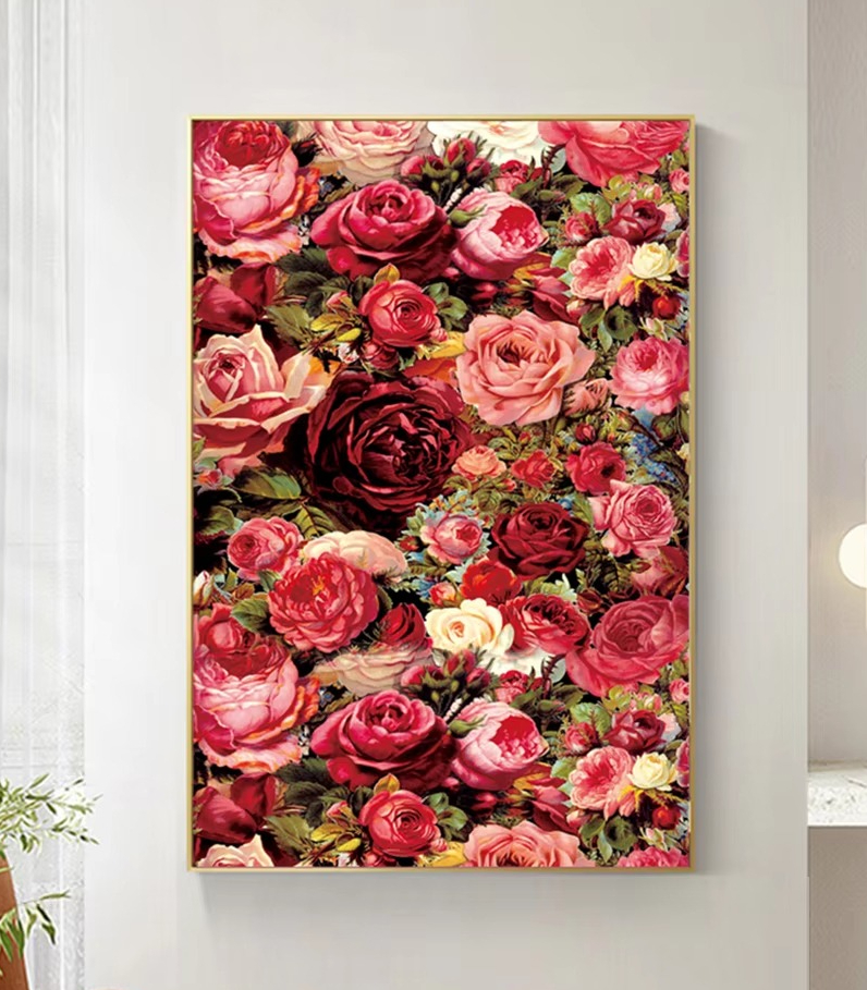 Rose Floral Design 5D DIY Diam - Art Craft Rose ulasan dan harga