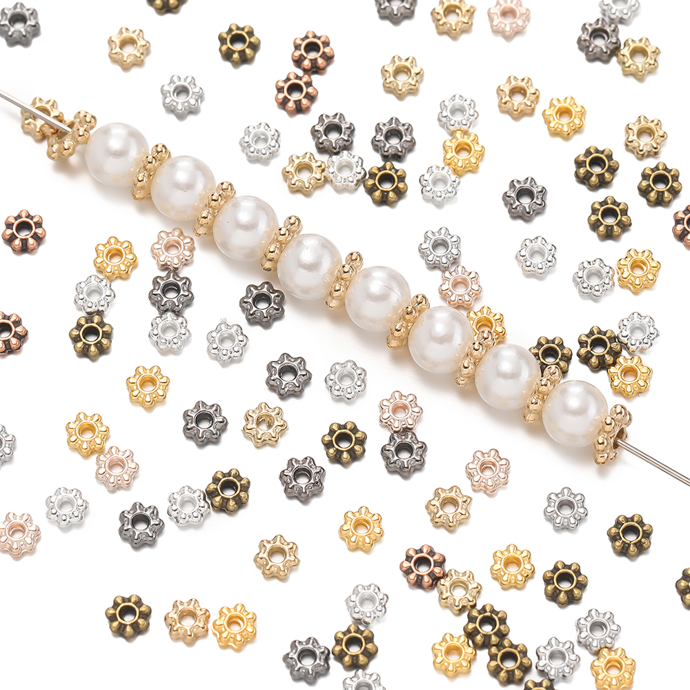 200pcs/lot 4/6mm Daisy Snowfla - Art Craft Diy ulasan dan harga