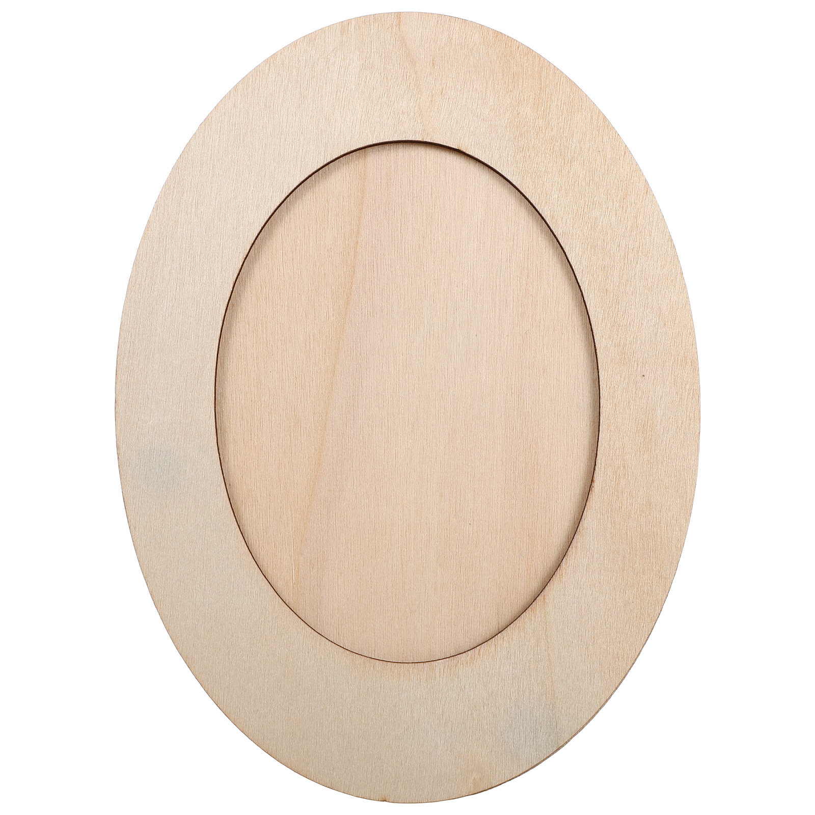 Unfinished Wood Oval Photo Fra - Art Craft For Preschool ulasan dan harga