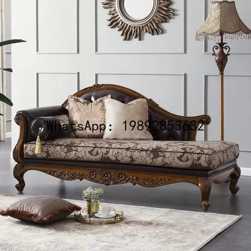 H5.15  all-solid wood sofa lea - Art & Craft Valley ulasan dan harga