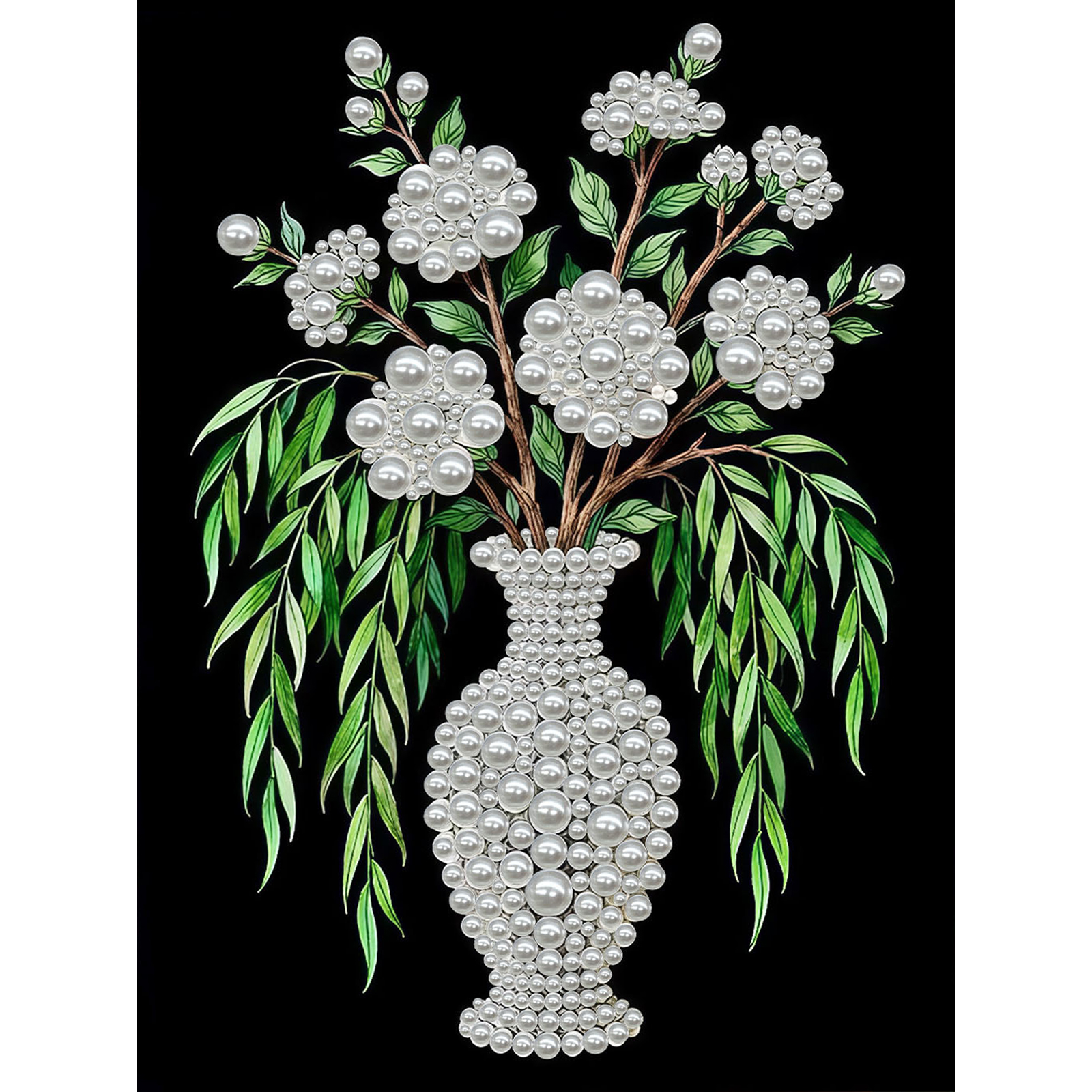 DIY Pearl Diamond Dots Paintin - Art Craft Ideas For Adults ulasan dan harga