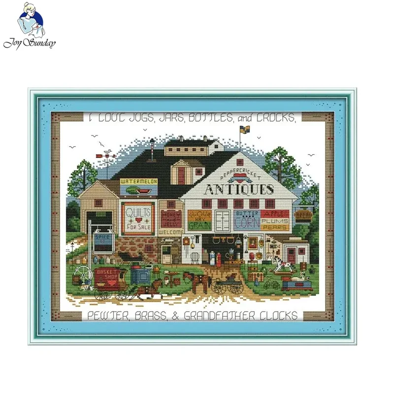 Joy Sunday Cross Stitch Kits S - Art Craft Shop ulasan dan harga