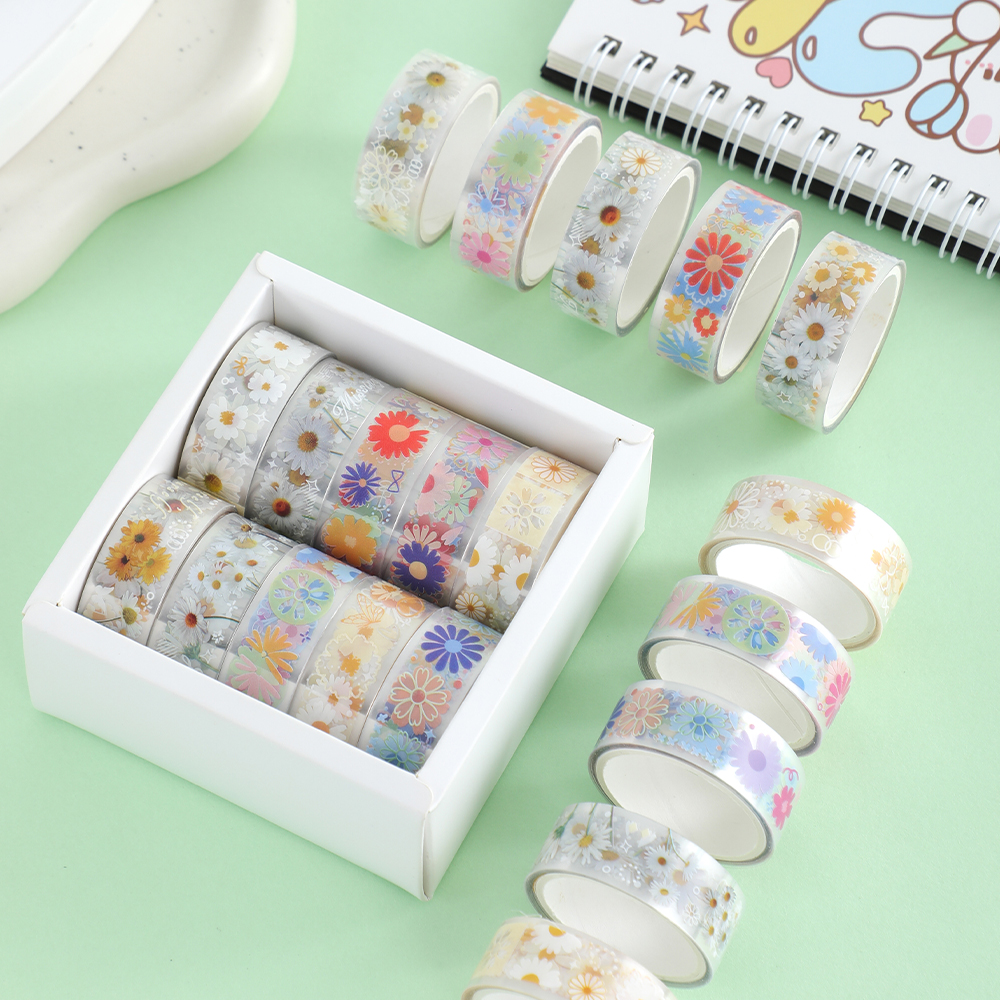 10 Rolls Daisy PET Masking Tap - Art Craft Diy ulasan dan harga