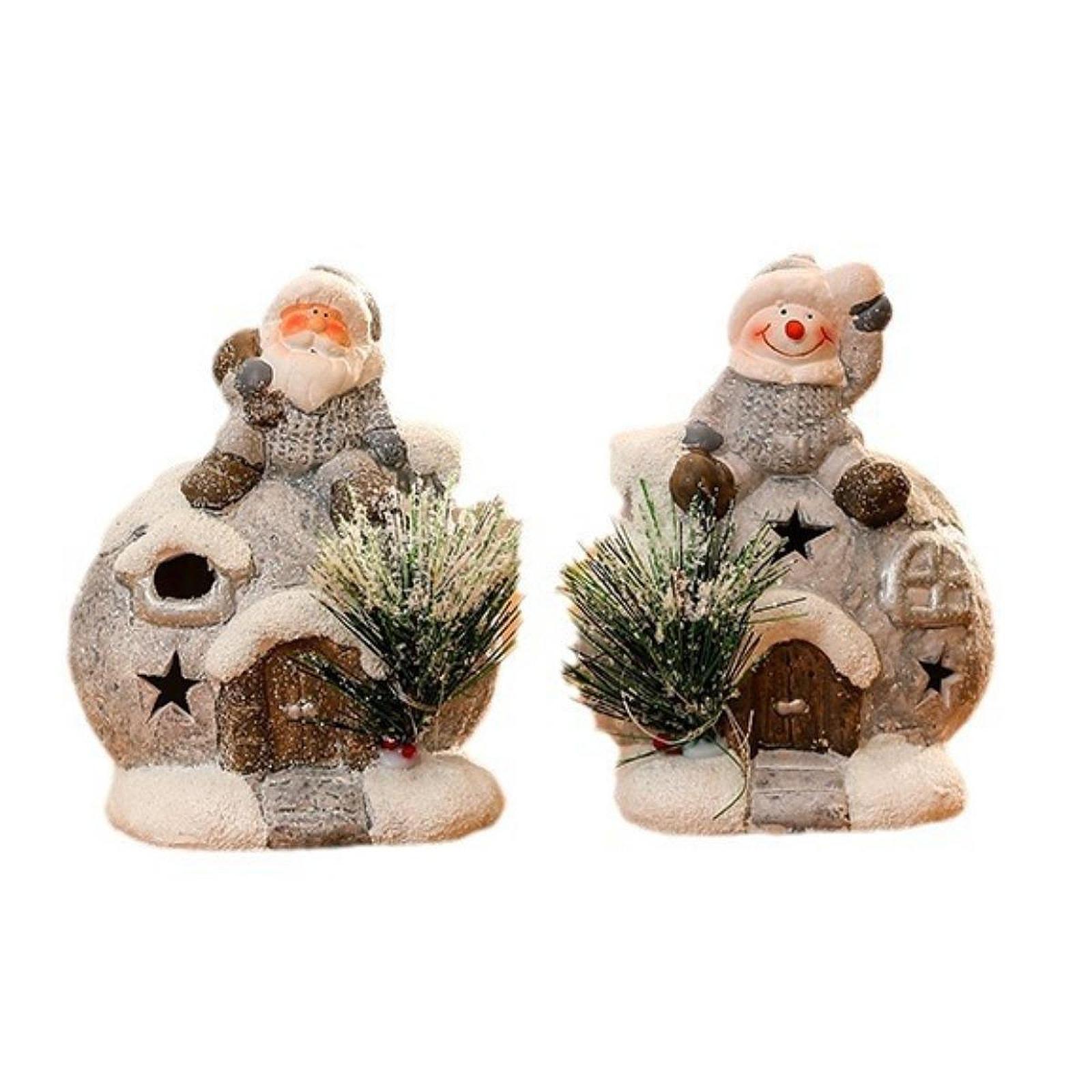 Christmas Figurine Collectible - Art Craft Shop ulasan dan harga