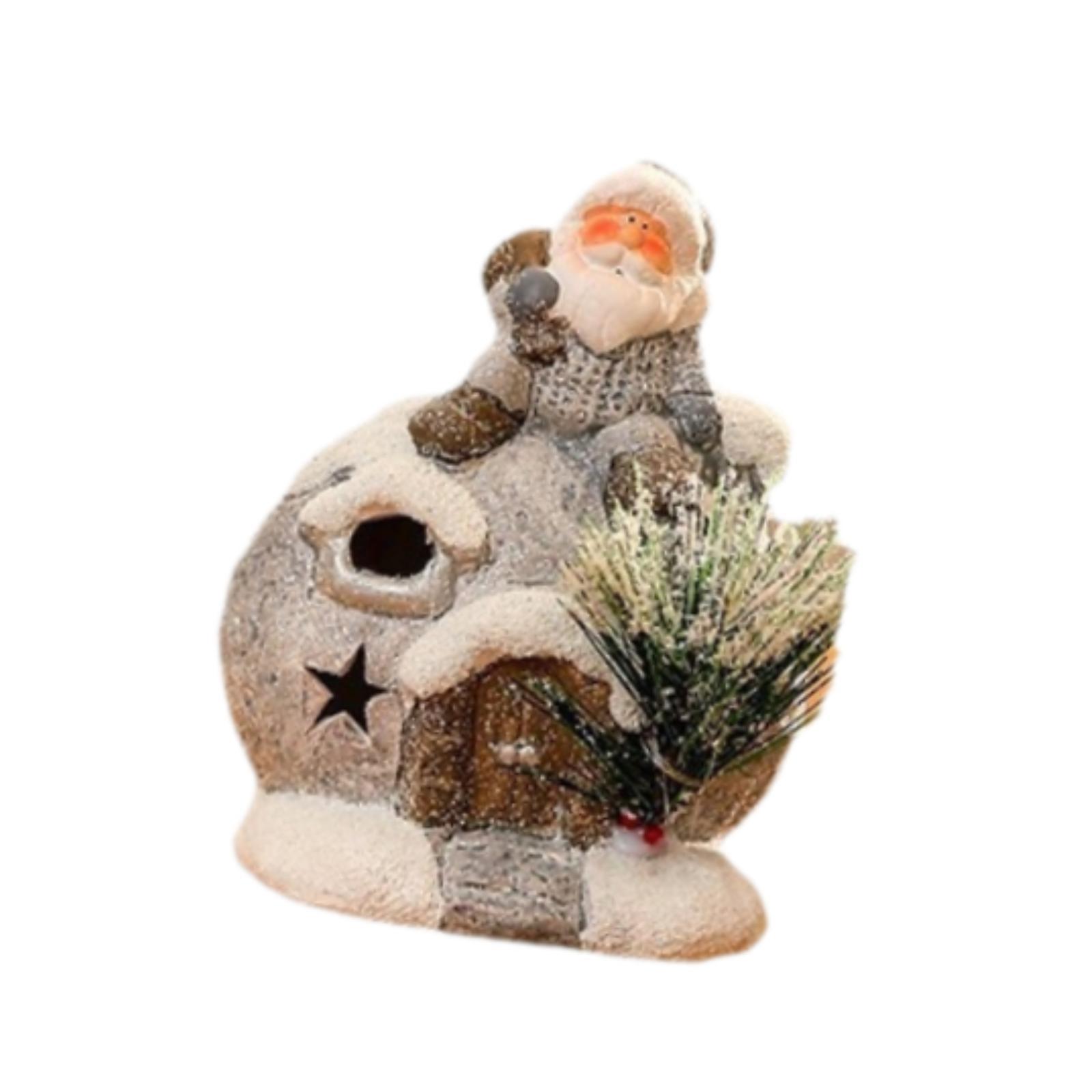 Christmas Figurine Collectible - Art Craft Shop ulasan dan harga