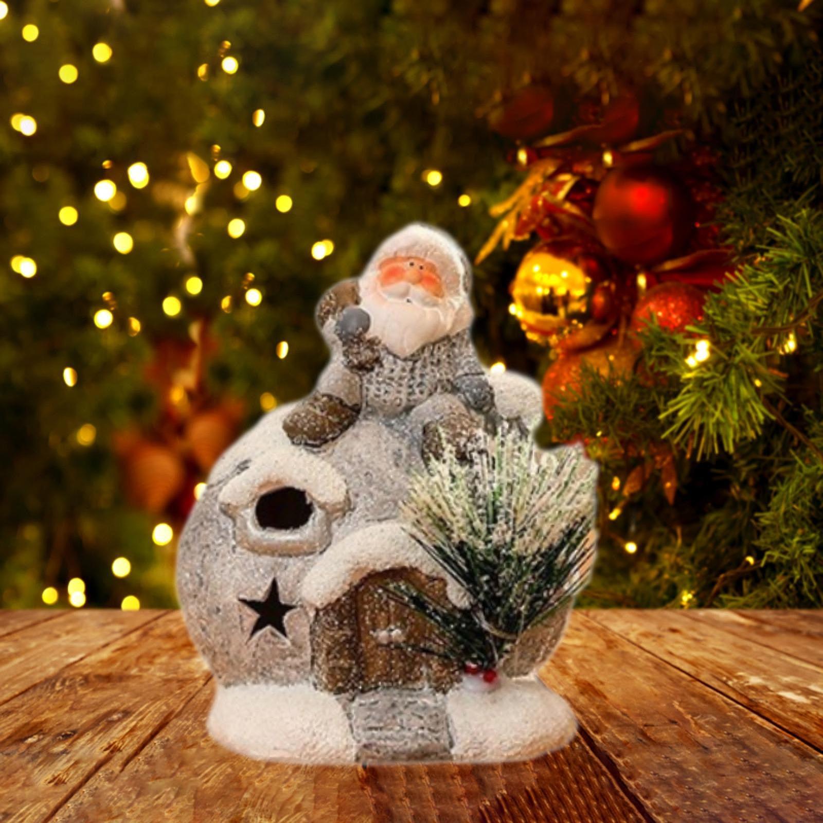 Christmas Figurine Collectible - Art Craft Shop ulasan dan harga