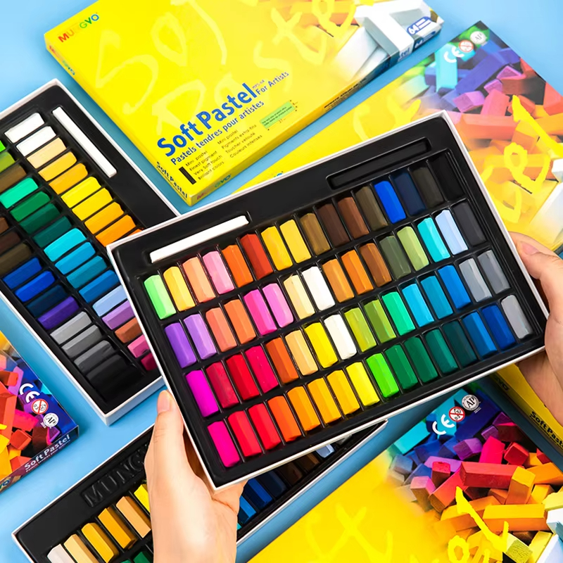 24/32/48/64 Colors Soft Pastel - Chalk Pastel Set ulasan dan harga